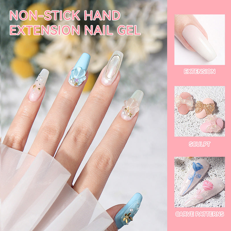 Nail extension gel suitable for nail art and manicure care