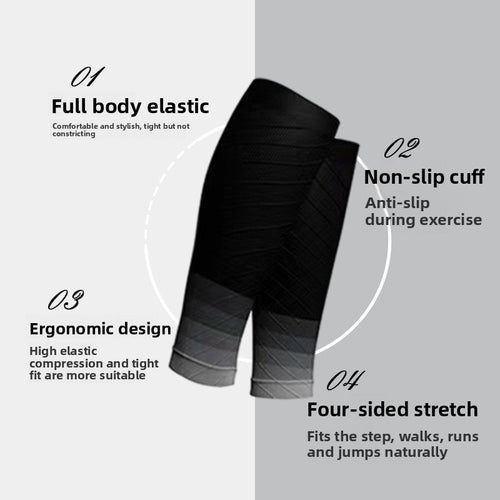 Compression socks worn on legs