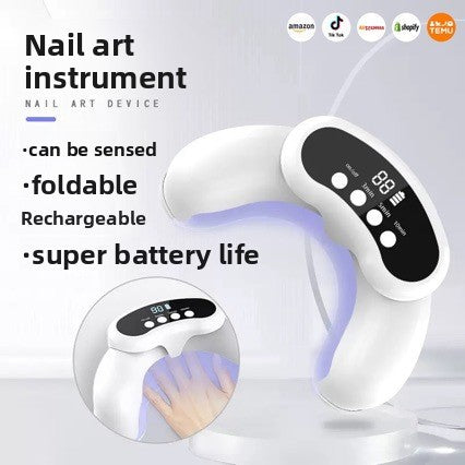Nail light phototherapy machine for UV LED gel nail curing