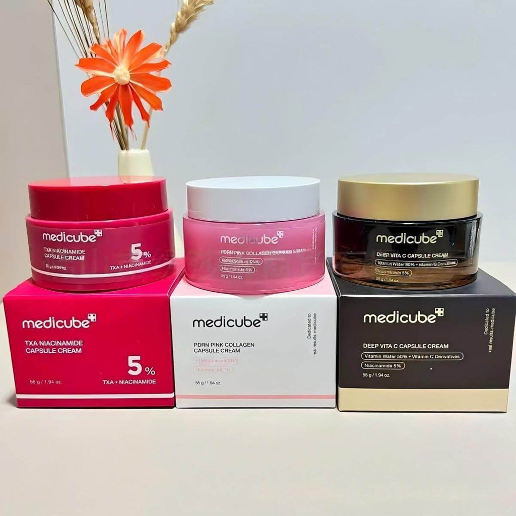Moisturizing face cream with capsule-infused skincare formula