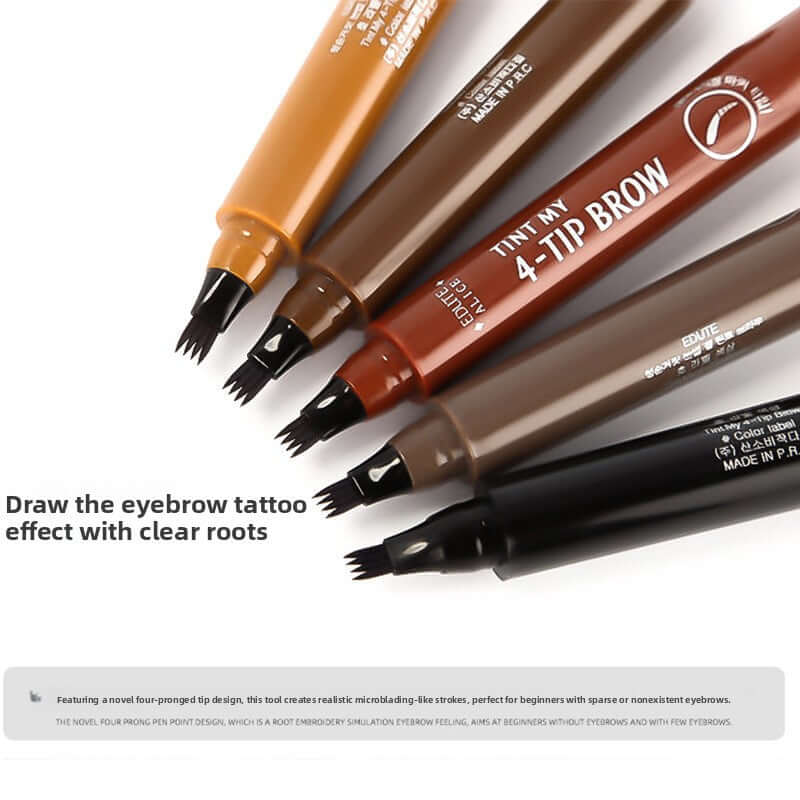 Natural eyebrow makeup pen for fuller and defined brows