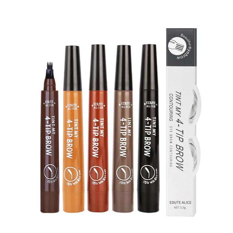 Long-lasting liquid eyebrow marker for natural-looking brows
