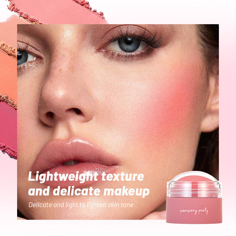 Lightweight cream blush with smooth blendable texture
