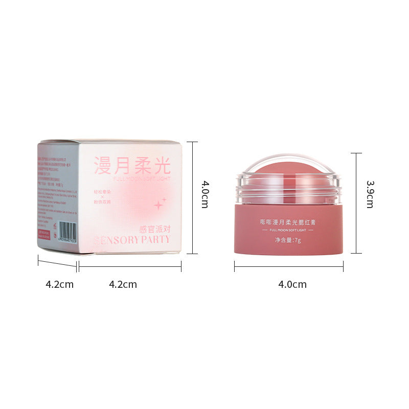 Cream blush makeup for healthy looking glowing skin