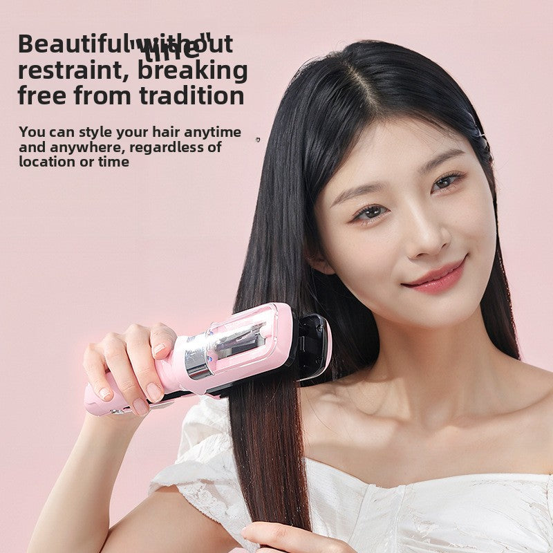 Portable electric hair styling comb for daily hair care routines