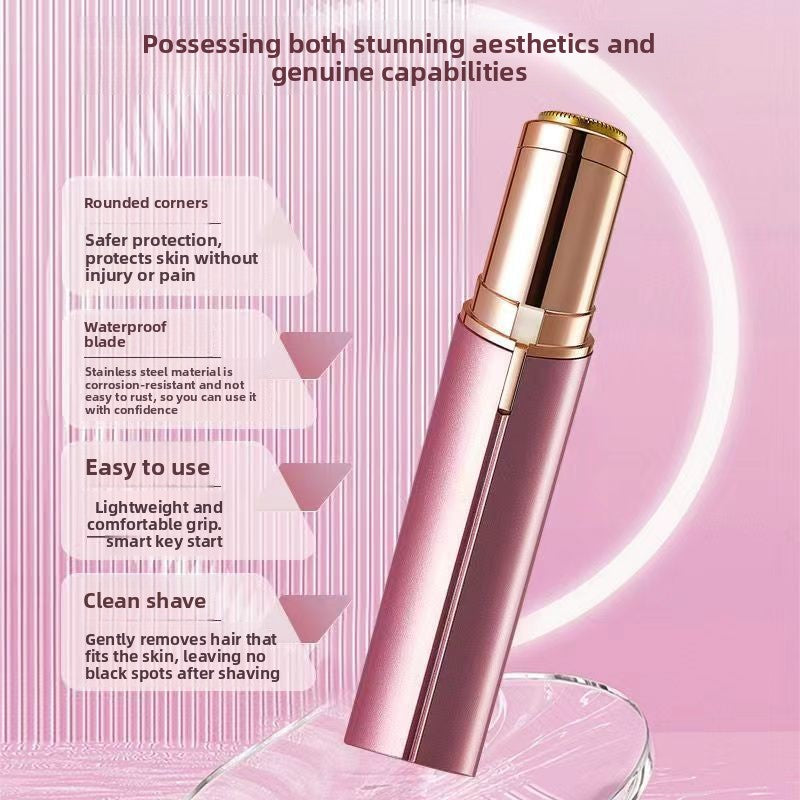 Mini facial hair remover for precise facial grooming and beauty care