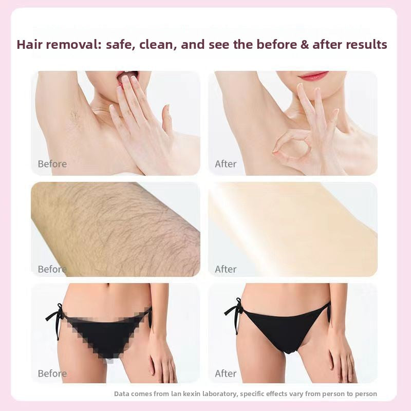 Portable facial hair removal device for smooth and polished skin